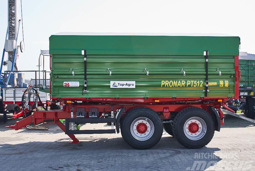Pronar PT 512 TANDEM 12 tones tipping trailer/ przyczepa Billenő Mezőgazdasági pótkocsik