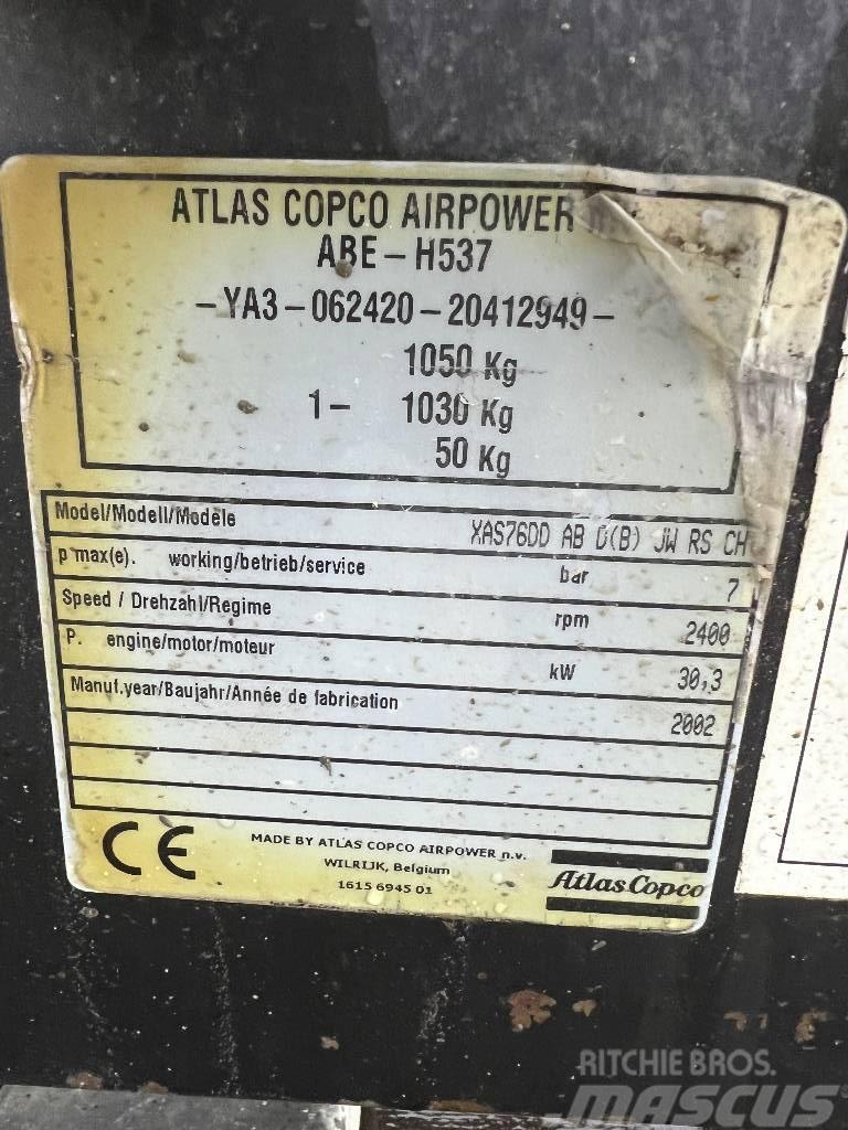 Atlas Copco XAS 76 DD AB*Luftkompressor* Kompresszorok