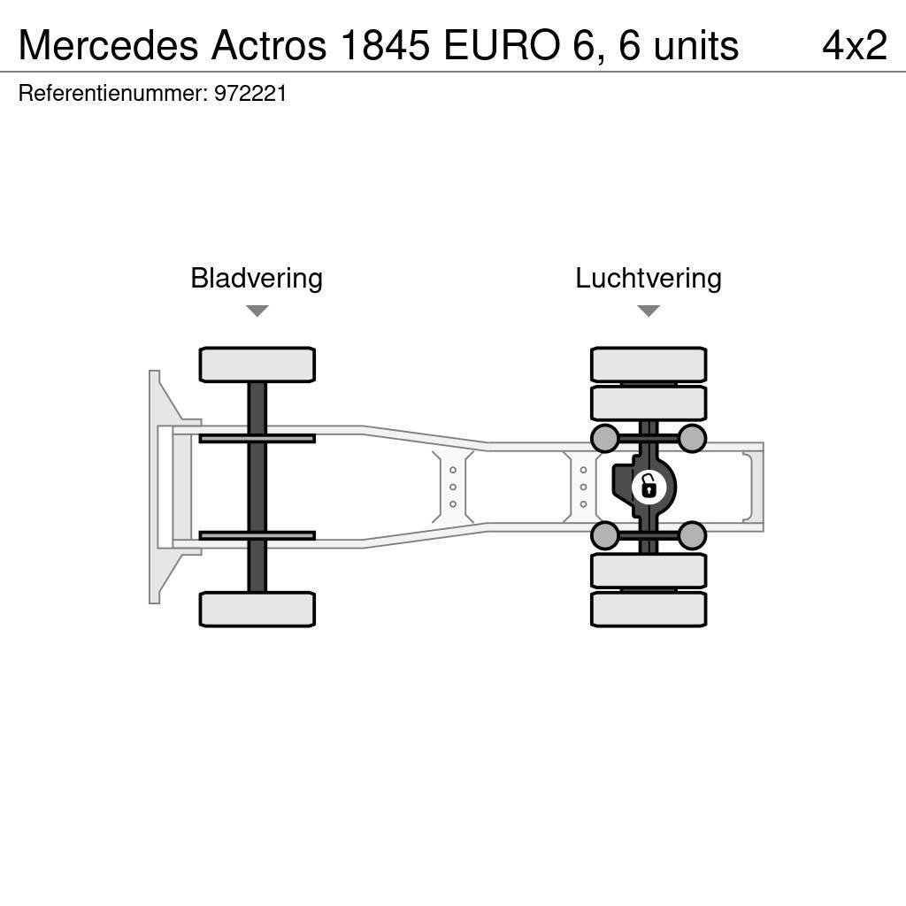 Mercedes-Benz Actros 1845 EURO 6, 6 units Nyergesvontatók