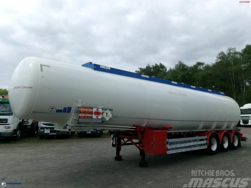Feldbinder Fuel tank alu 44.6 m3 + pump Tartályos félpótkocsik