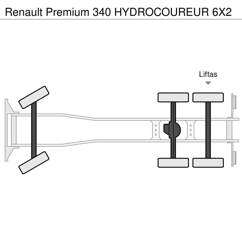 Renault Premium 340 HYDROCOUREUR 6X2 Vákuum teherautok