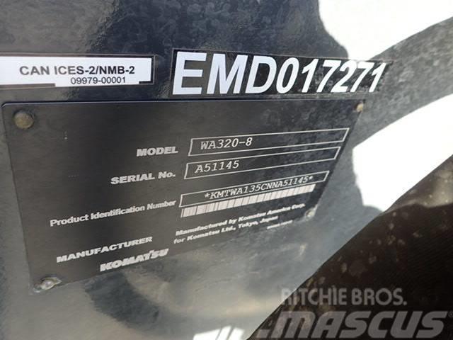 Komatsu WA320-8 Gumikerekes homlokrakodók