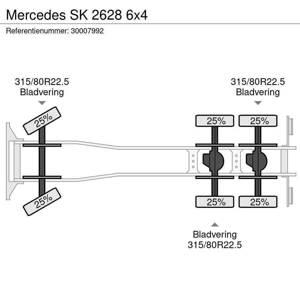Mercedes-Benz SK 2628 6x4 Billenő teherautók