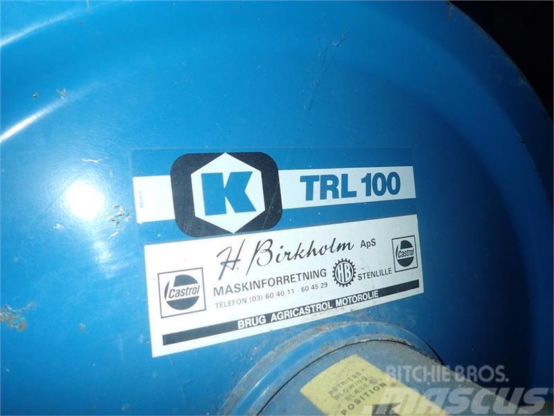 Kongskilde TRL 100 Hulladékároló tartály,ventilátor,felvonó