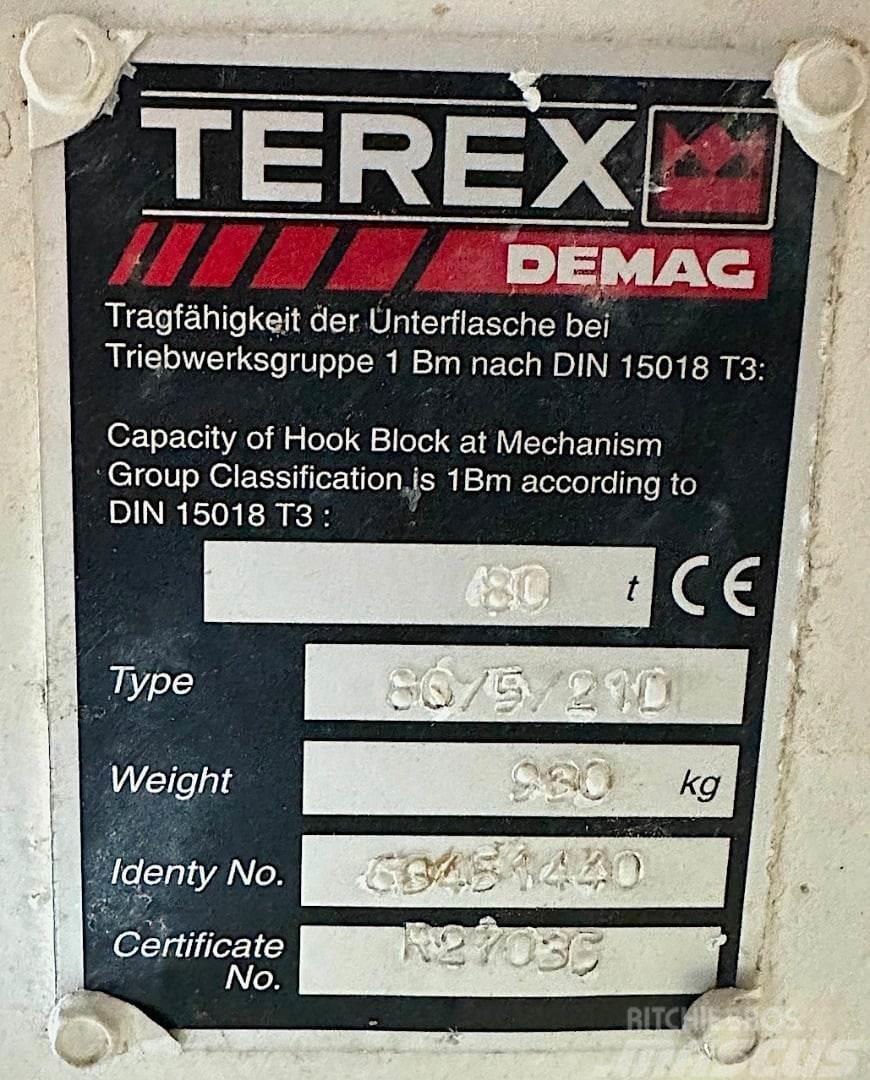 Terex Demag R27035 Daru tertozékok és felszerelések