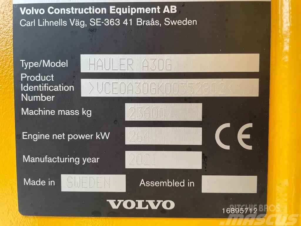 Volvo A30G Csuklósdömperek