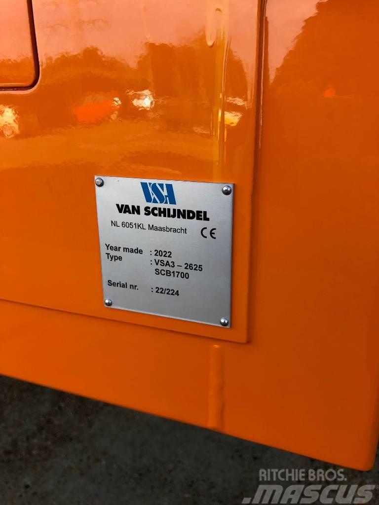  VAN SCHIJNDEL VSA3 afzet/Abhebe/liftingsystem 26m³ Hulladék szállítók