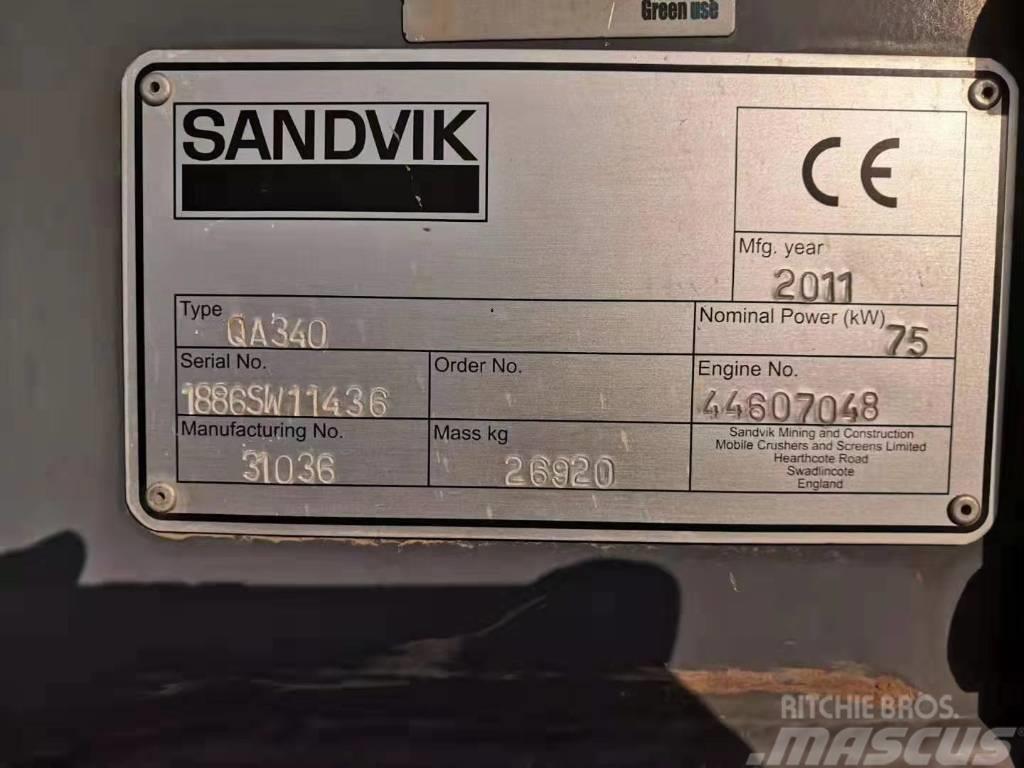 Sandvik QA 340 Osztályozó berendezések