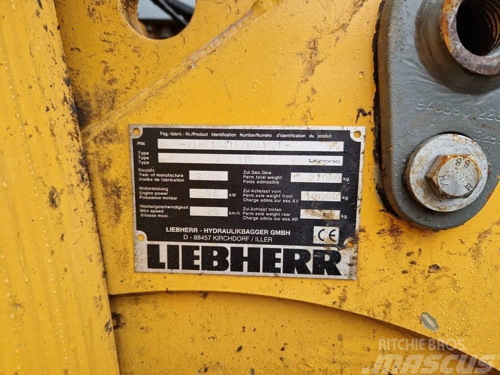 Liebherr A 316 Litronic Hulladékkezelő gépek