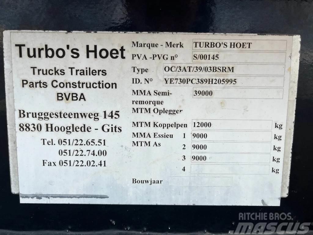  Turbo'sHoet 1x20ft - BPW - ADR(FL,AT,OX) - Perfect Konténerkeret / Konténeremelő félpótkocsik