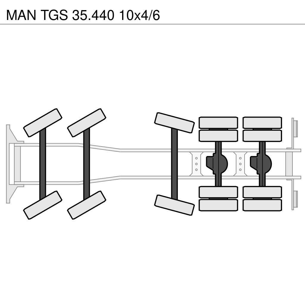 MAN TGS 35.440 10x4/6 Billenő teherautók