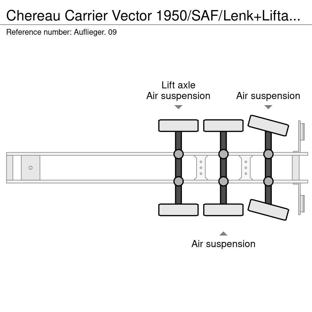Chereau Carrier Vector 1950/SAF/Lenk+Liftachse/LBW Hűtős félpótkocsik
