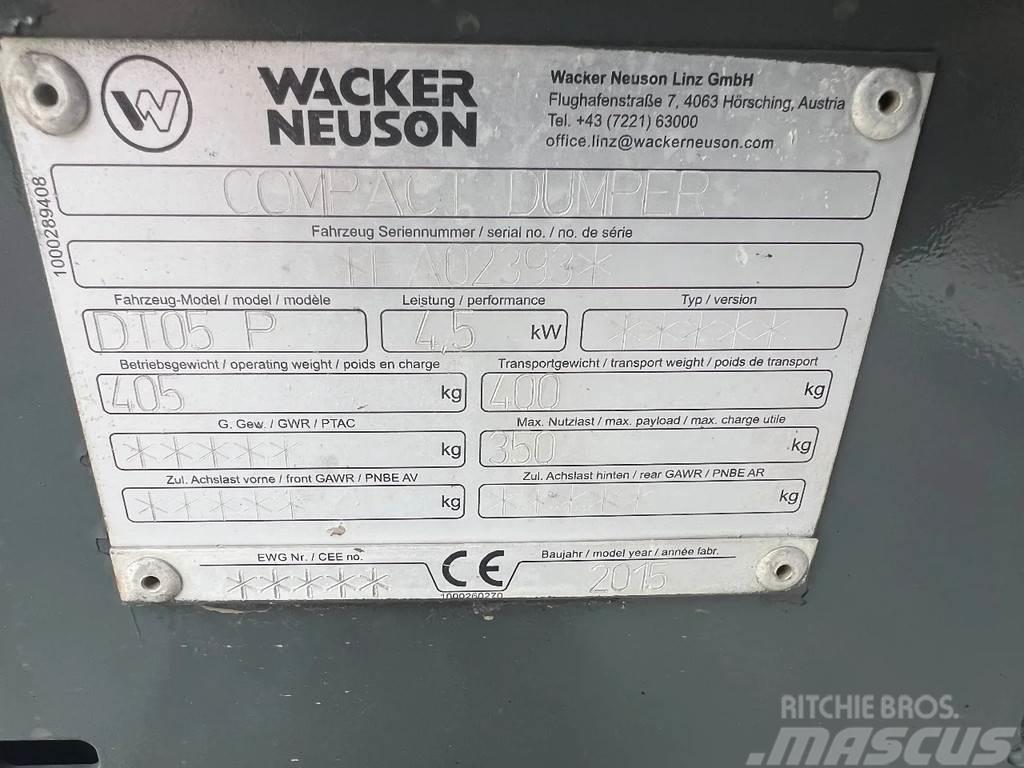 Wacker Neuson DT05P Mezei dömperek