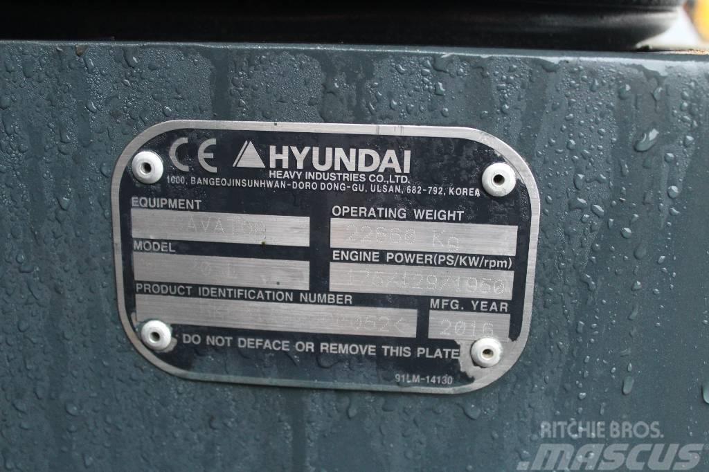 Hyundai HX 220 L / Pyörittäjä, Leica 3D, Rasvari, Lämmitin Lánctalpas kotrók