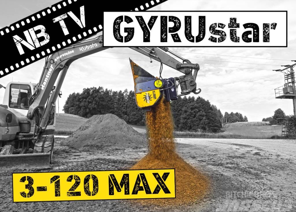 Gyru-Star 3-120MAX | Sieblöffel für Bagger & Lader Rotátoros törőkanalak