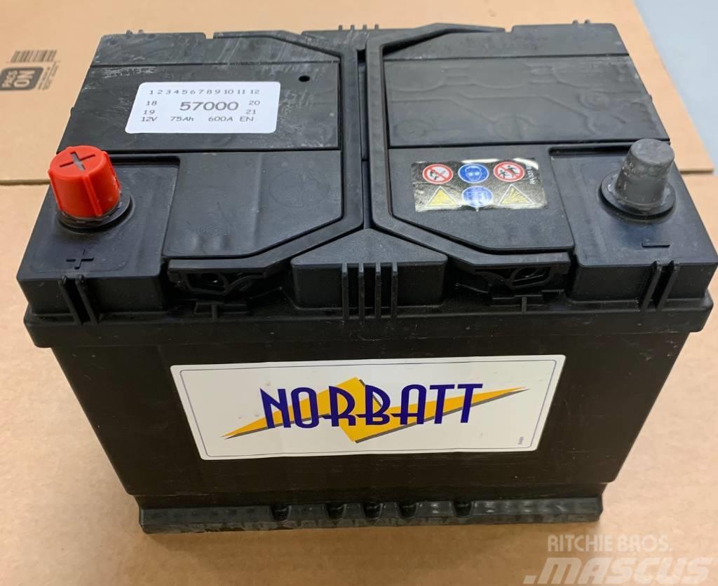  Norbatt Batteri 12V/75AH med BI Klack - 30-N57000 Hűtők
