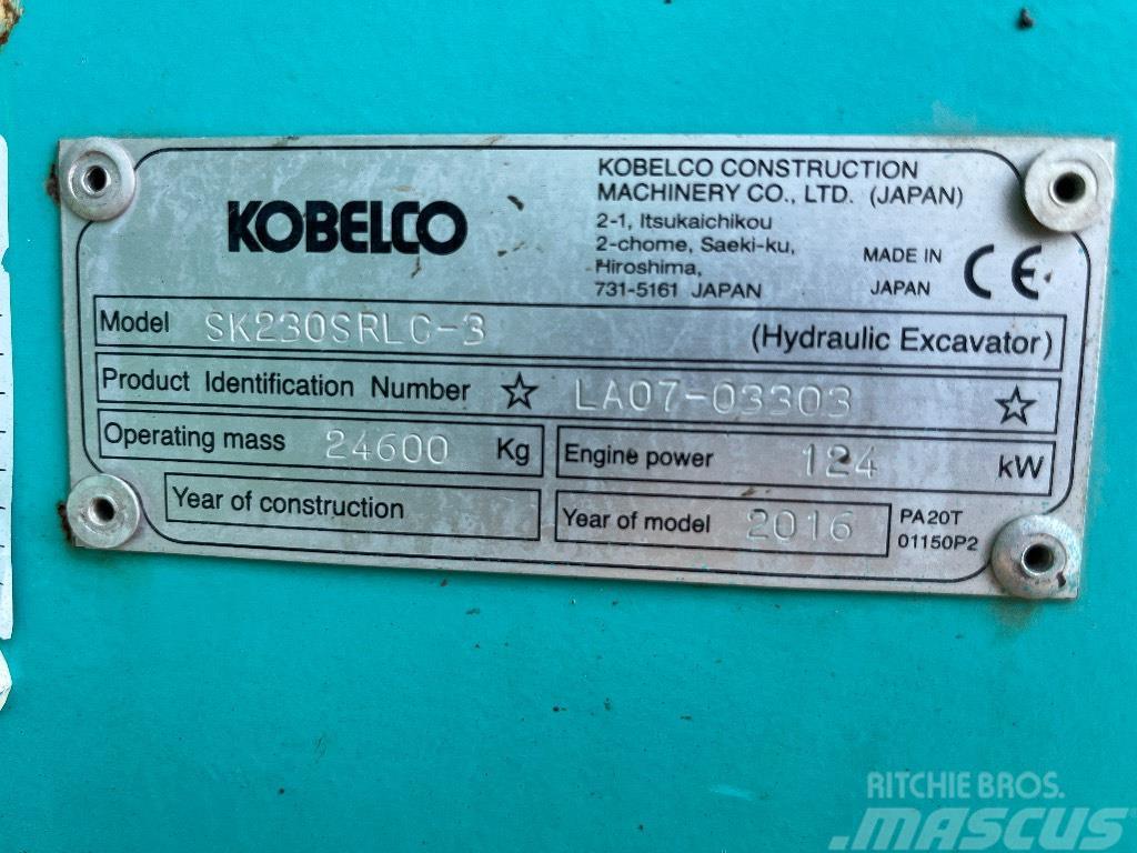 Kobelco SK 230 SR LC-3 Lánctalpas kotrók