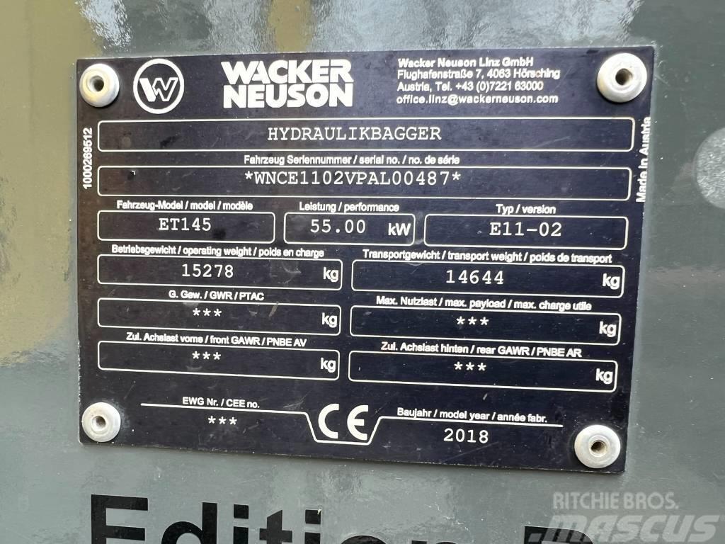 Wacker Neuson ET 145 Lánctalpas kotrók