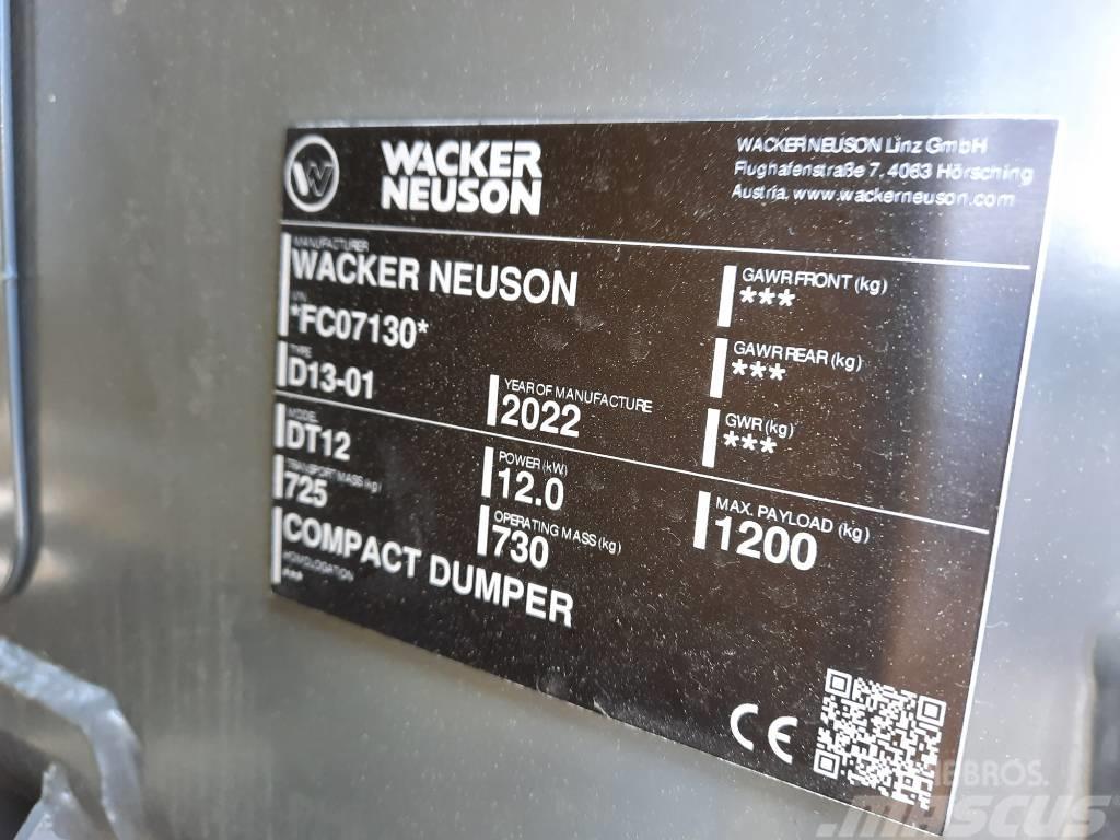 Wacker Neuson DT12 Lánctalpas dömperek