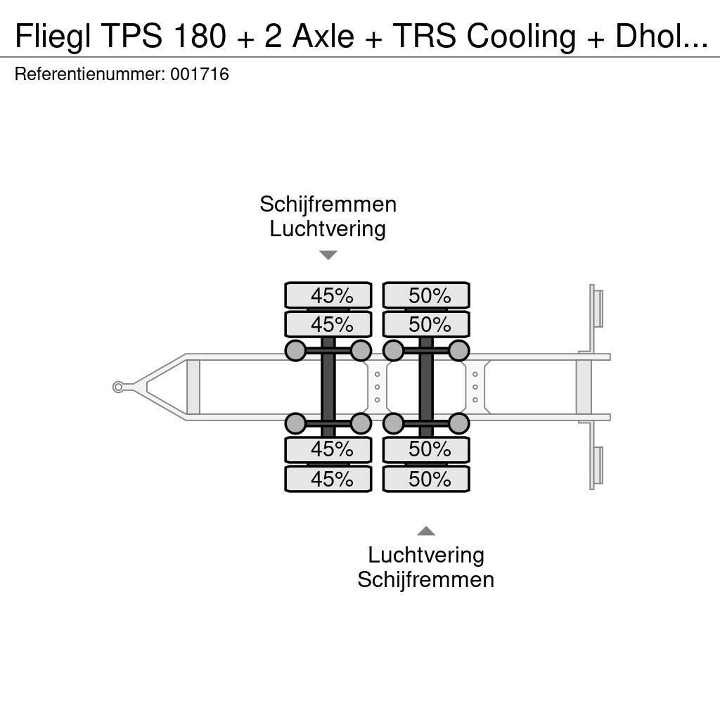 Fliegl TPS 180 + 2 Axle + TRS Cooling + Dhollandia Lift Hűtős