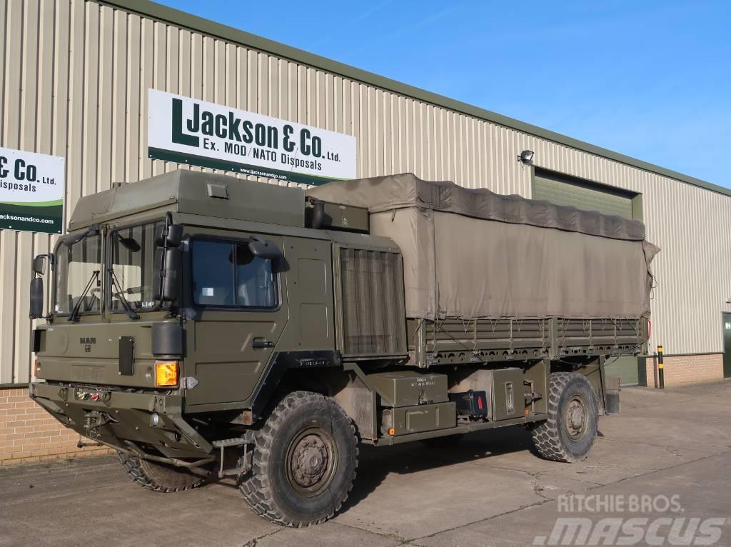 MAN HX60 18.330 4x4 Ex Army Truck Platós / Ponyvás teherautók