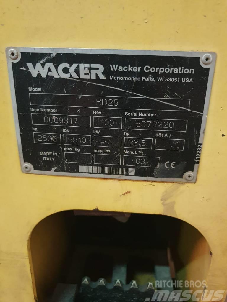 Wacker Neuson RD 25 Egyéb hengerek