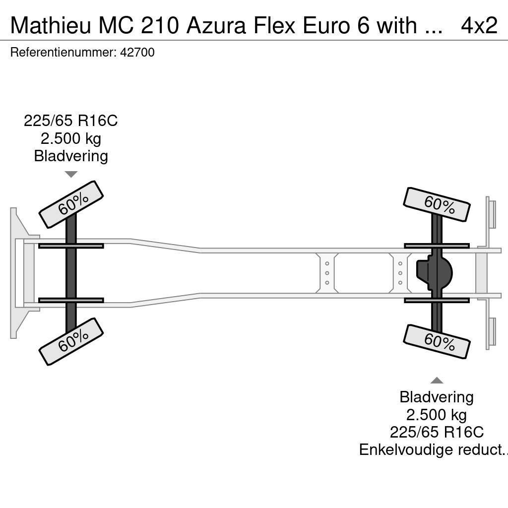 Mathieu MC 210 Azura Flex Euro 6 with 3-rd brush Utcaseprő teherautók