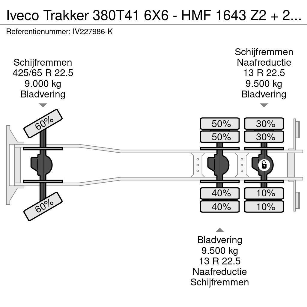 Iveco Trakker 380T41 6X6 - HMF 1643 Z2 + 2-WAY TIPPER Terepdaruk