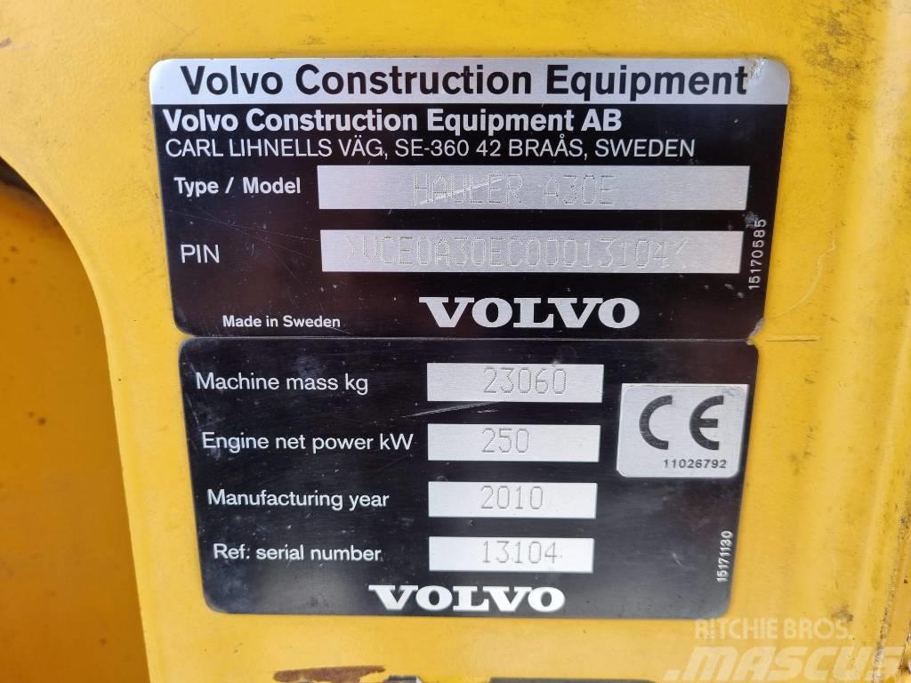 Volvo Wozidło Dumper VOLVO A30E 6x6 Csuklósdömperek