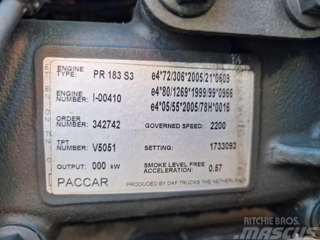 Paccar PR 183 S3 Motorok