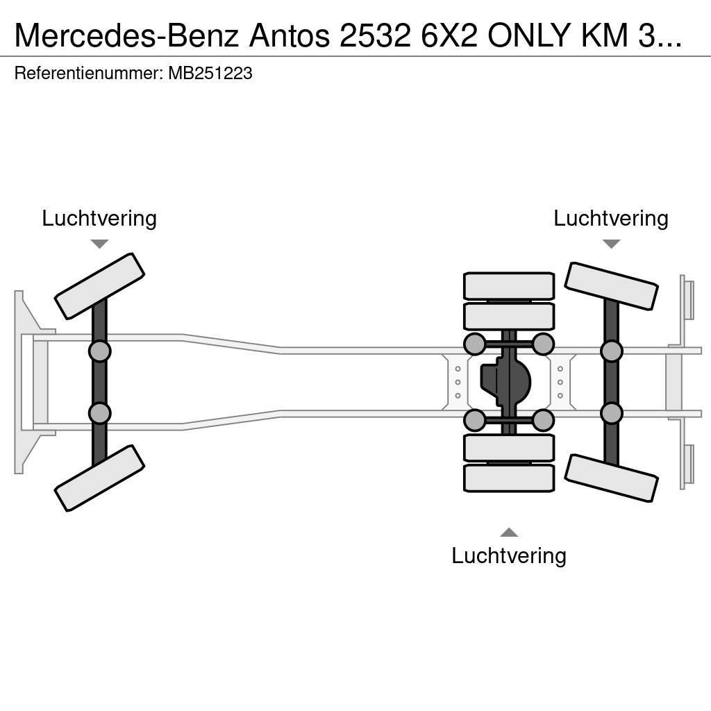 Mercedes-Benz Antos 2532 6X2 ONLY KM 303922 Elhúzható ponyvás