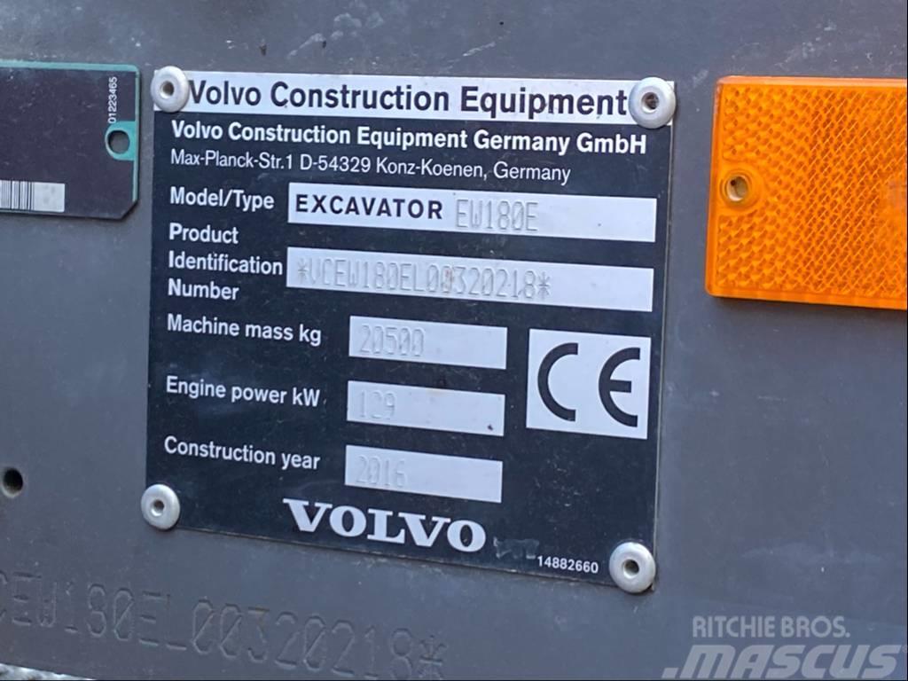 Volvo EW 180 E Gumikerekes kotrók