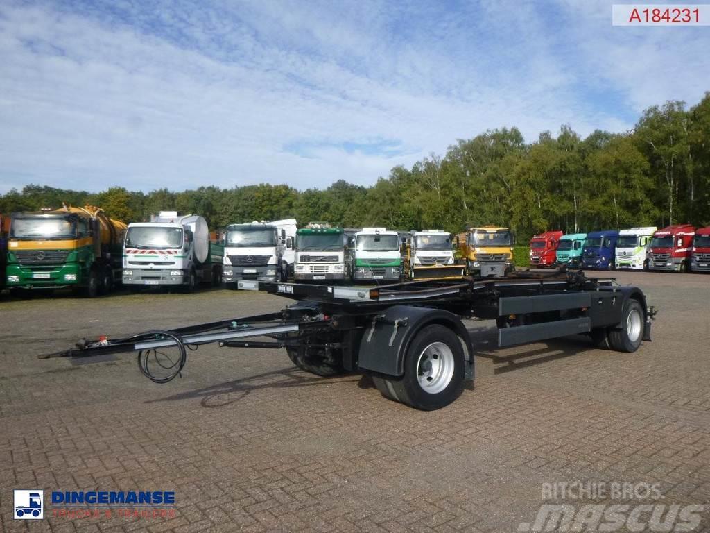 AJK Hydrolift Hook lift drawbar trailer Konténer keret / Konténeremelő pótkocsik
