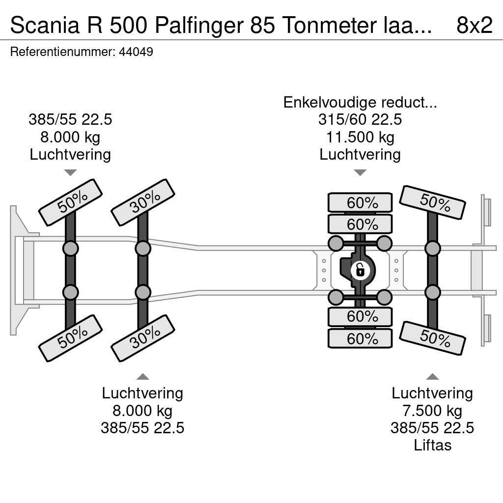 Scania R 500 Palfinger 85 Tonmeter laadkraan Terepdaruk