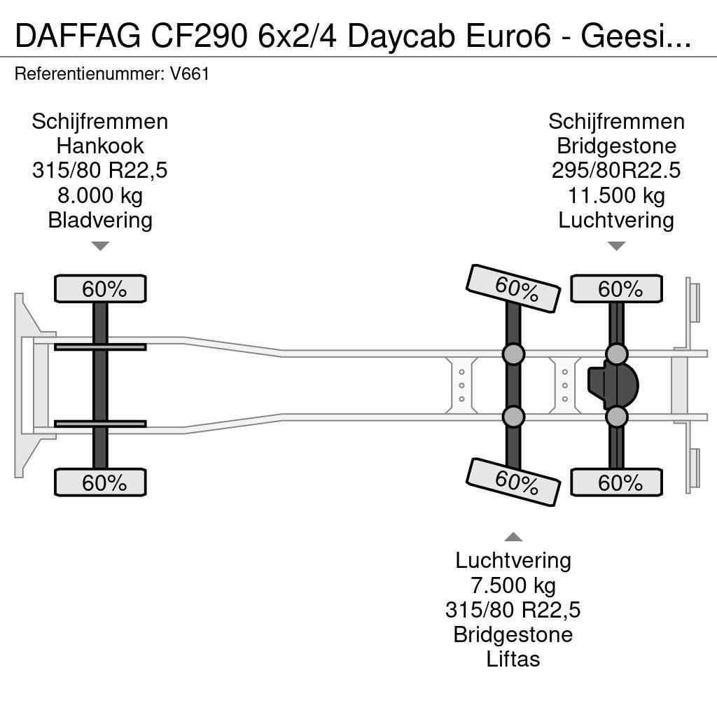DAF FAG CF290 6x2/4 Daycab Euro6 - Geesink GPMIII 20H2 Hulladék szállítók