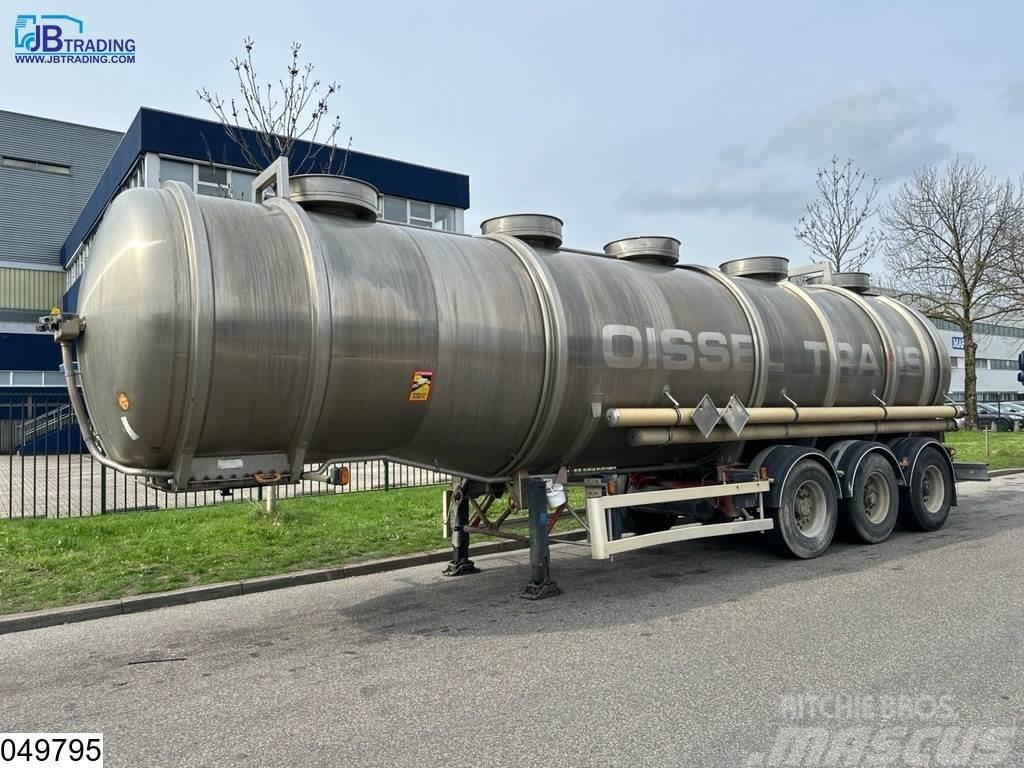 Magyar Chemie 37500 Liter RVS Tank, 1 Compartment Tartályos félpótkocsik