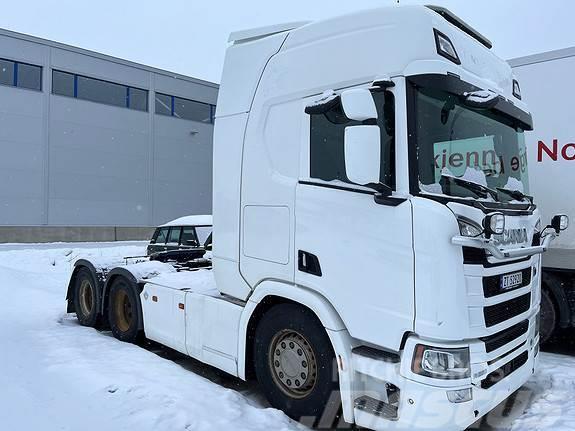 Scania R580 6X4 Hydraulikk, brøytefeste/uttak for spreder Nyergesvontatók