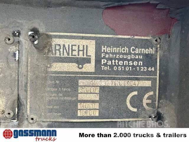 Carnehl 2-Achs Kippauflieger, Stahlmulde ca. 22m³, Billenő félpótkocsik