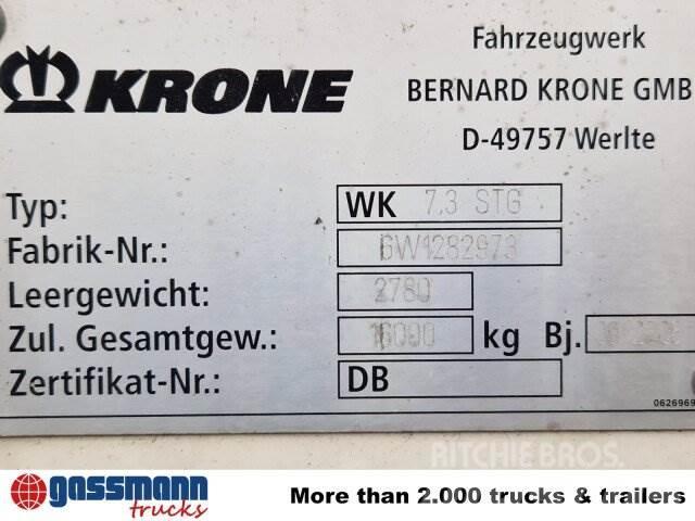 Krone WK 7.3 STG Wechselbrücke Konténer keretes / Konténeres teherautók