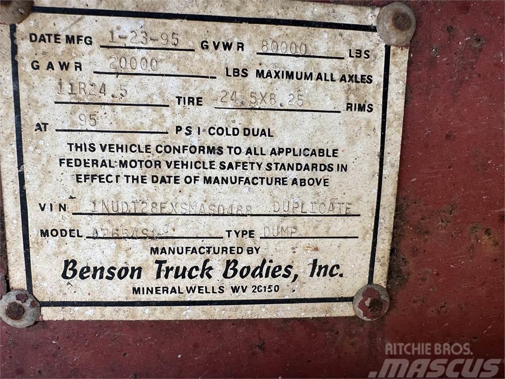 Benson A2654S1 Billenő pótkocsik