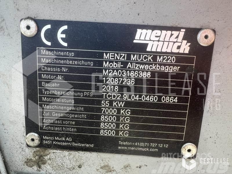 Menzi Muck M220 Speciális kotrók