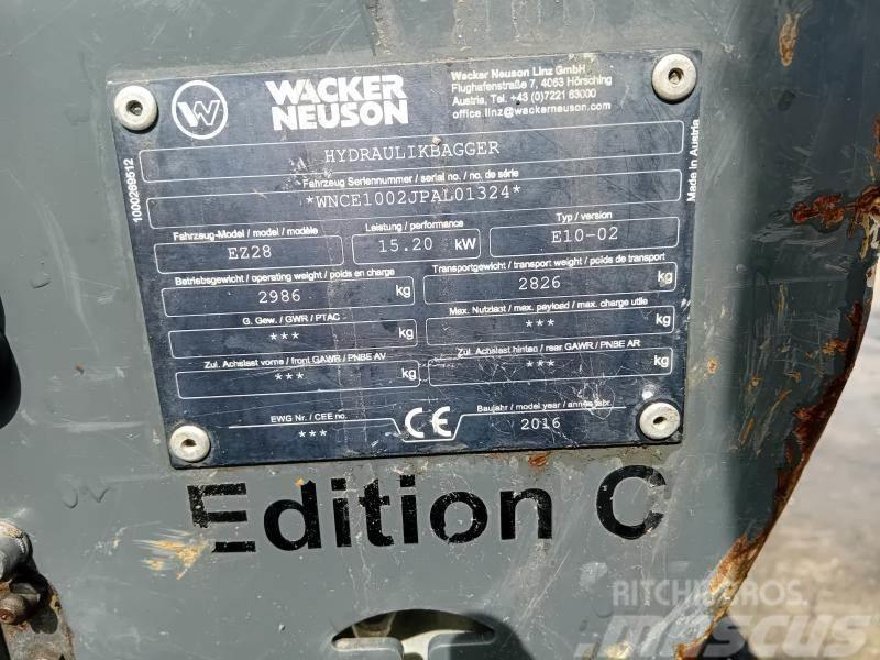 Wacker Neuson EZ28 Mini kotrók < 7t