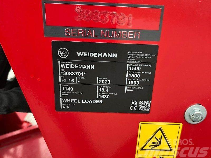 Weidemann 1140 Kompaktrakodók