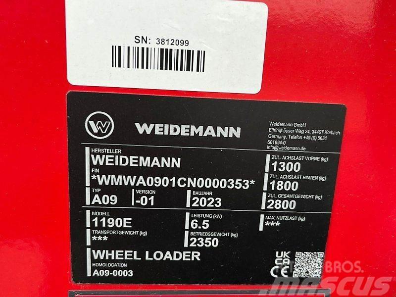 Weidemann 1190E Kompaktrakodók