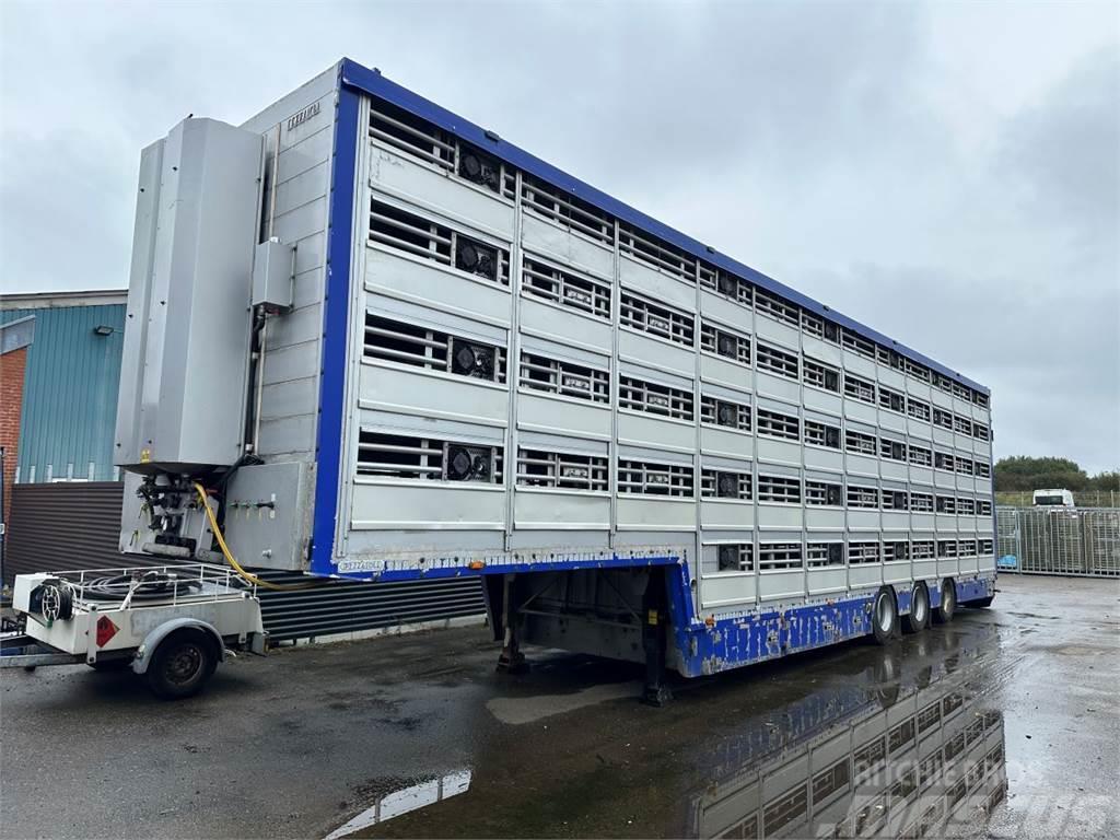 Pezzaioli 5-stock Grise trailer 5-stock Állatszállító félpótkocsik