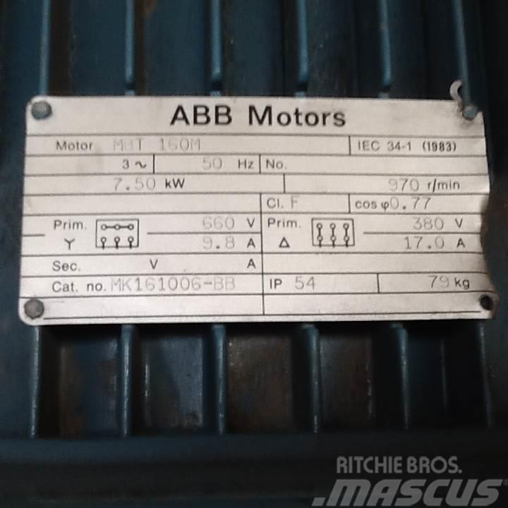  7,5 kW ABB MBT 160M E-Motor Motorok