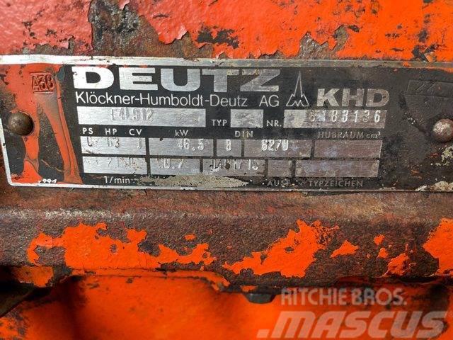 Deutz F4L 912 motor - kun til dele Motorok