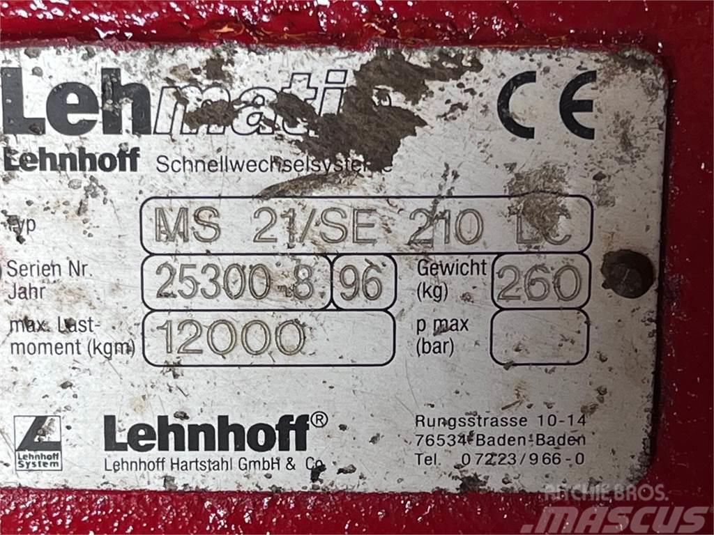 Lehnhoff MS21/SE 210 LC mekanisk hurtigskifte Gyors csatlakozók