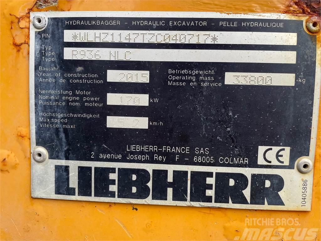 Liebherr R936NLC gravemaskine til ophug - overdel med monob Lánctalpas kotrók