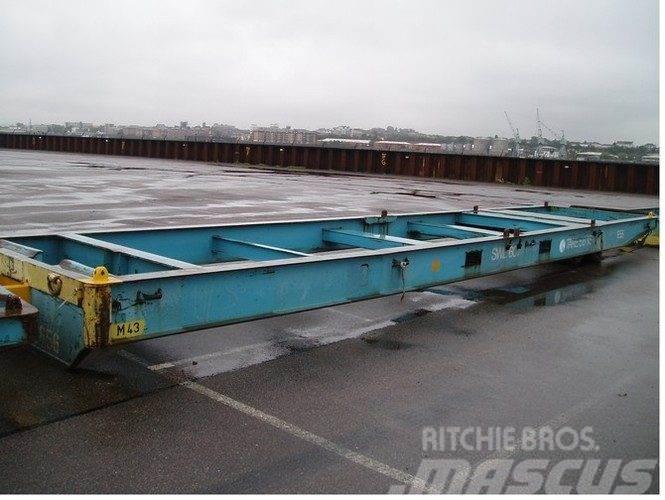Mafi trailer - 40 ft./60 ton - 1 stk Mélybölcsős félpótkocsik